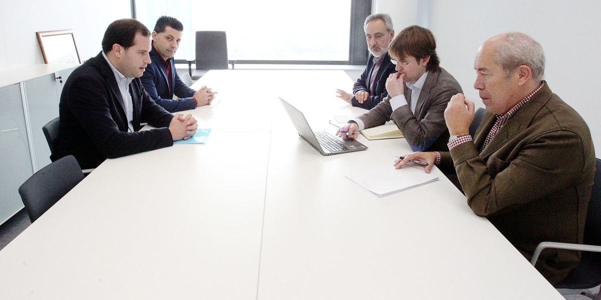 Andrés Díaz e Jorge Cubela co director da Axencia Galega de Infraestruturas