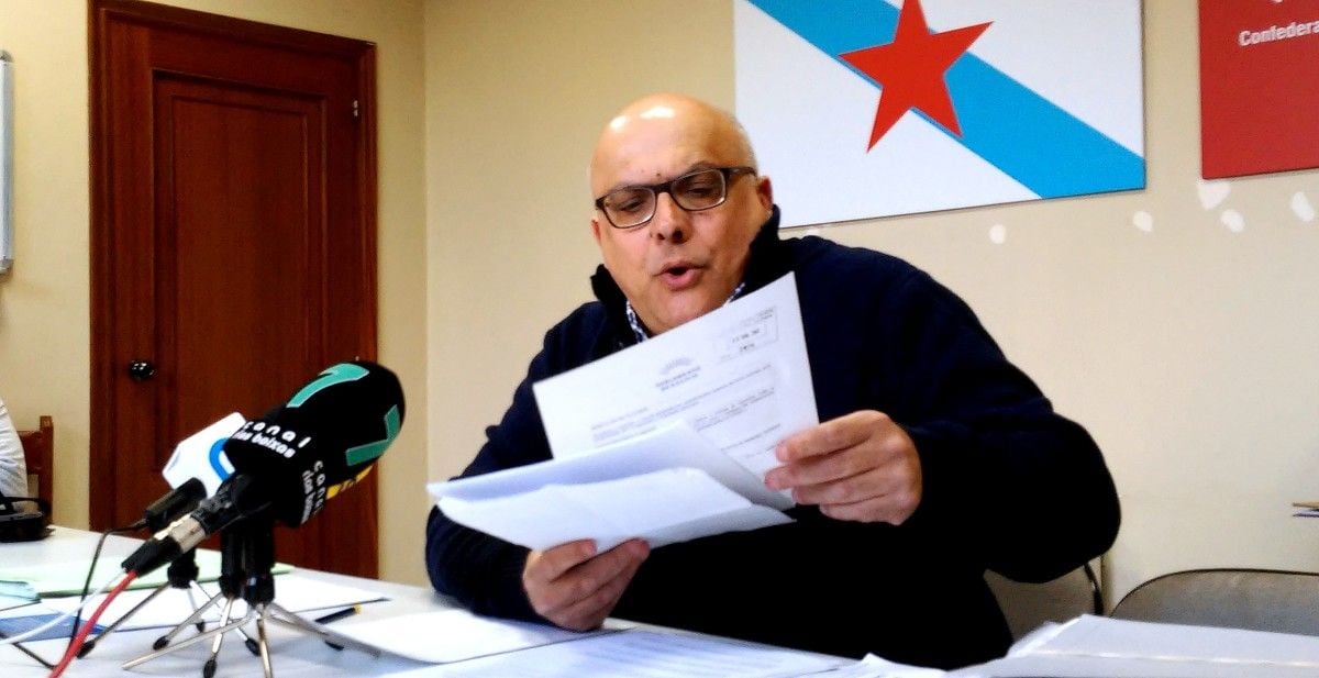 Xabier Aboi, responsable sindical de la CIG