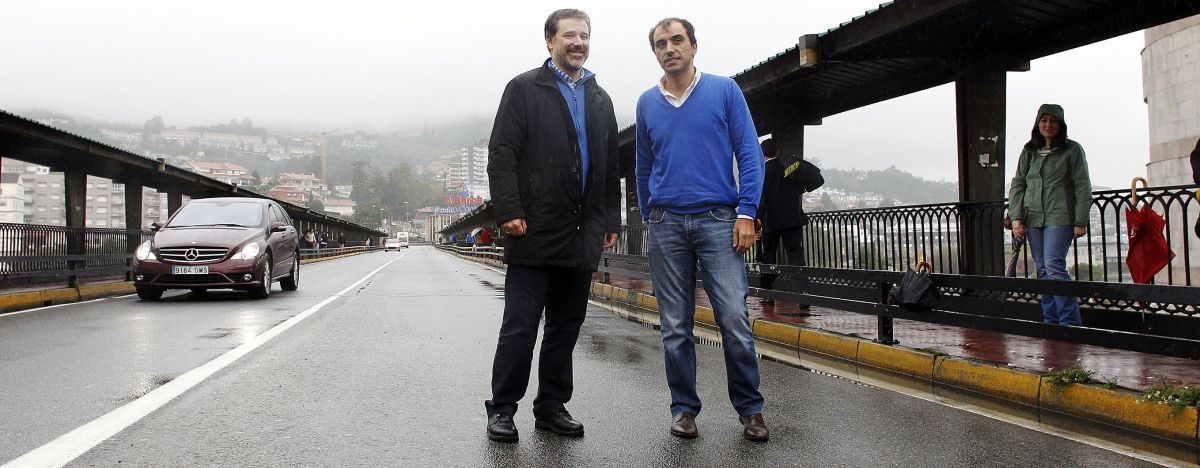 Los portavoces municipales del Partido Popular en Pontevedra y Poio, Jacobo Moreira y Ángel Moldes Los portavoces municipales del Partido Popular en Pontevedra y Poio, Jacobo Moreira y Ángel Moldes