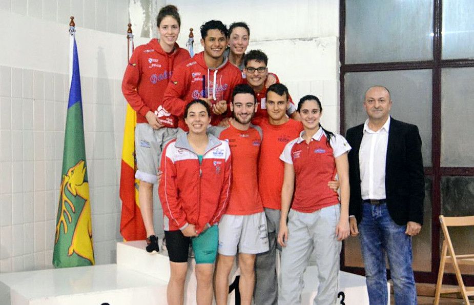 Equipo do Galaico no Campionato Galego Junior e Infantil