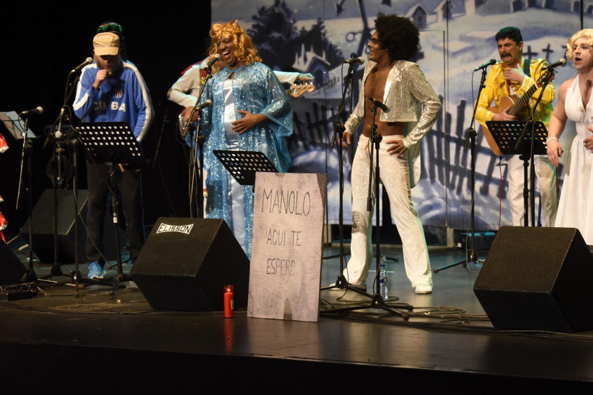 Os do Val do Lérez, no concurso de murgas 2017 Os do Val do Lérez, no concurso de murgas 2017