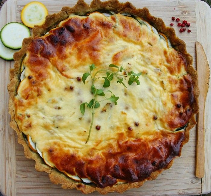 Quiche recién salida del horno