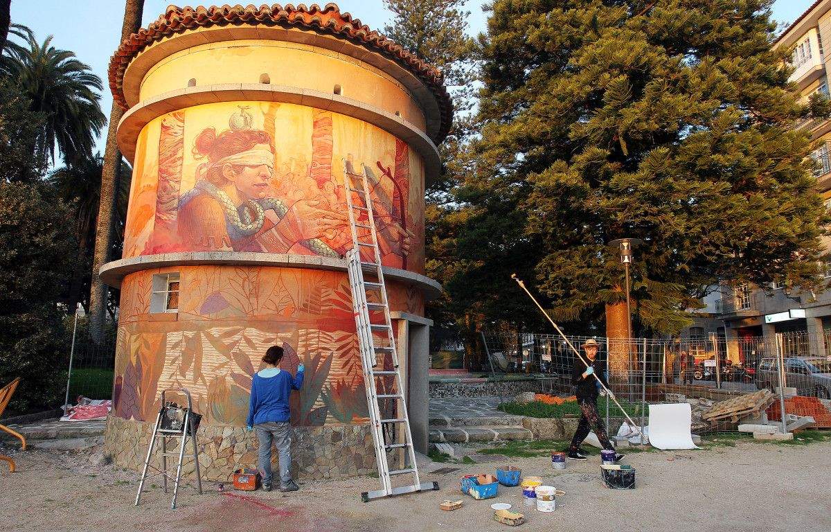 Reforma del palomar de las Palmeras de Pontevedra
