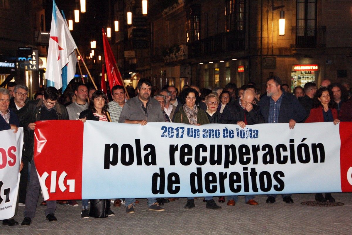 Concentración da CIG no Día da Clase Obreira Galega