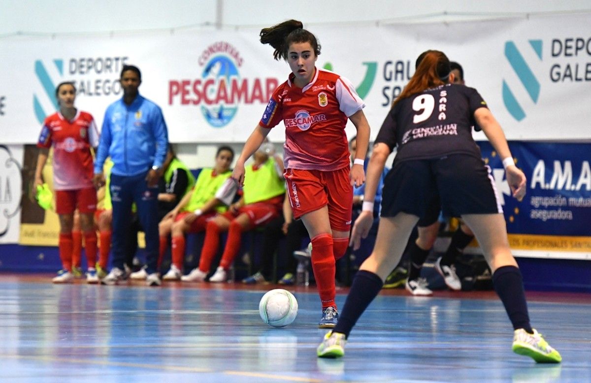 Partido entre Poio Pescamar e Universidad de Alicante