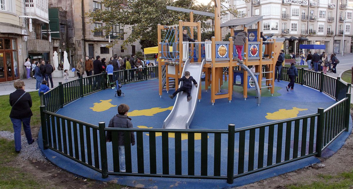 Nuevo parque infantil en García Escudero