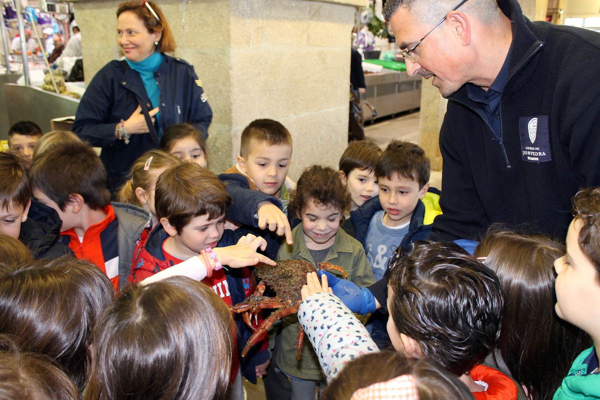 Visita al Mercado de los alumnos del Crespo Rivas