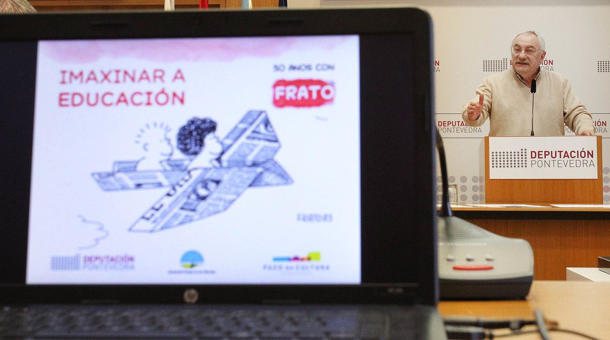 César Mosquera presentou as actividades organizadas ao redor do psicopedagogo Tonucci