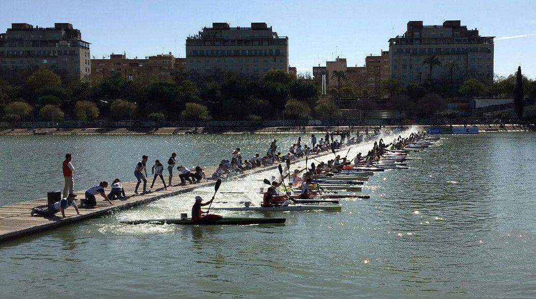 Campeonato de España de Invierno de piragüismo en Sevilla