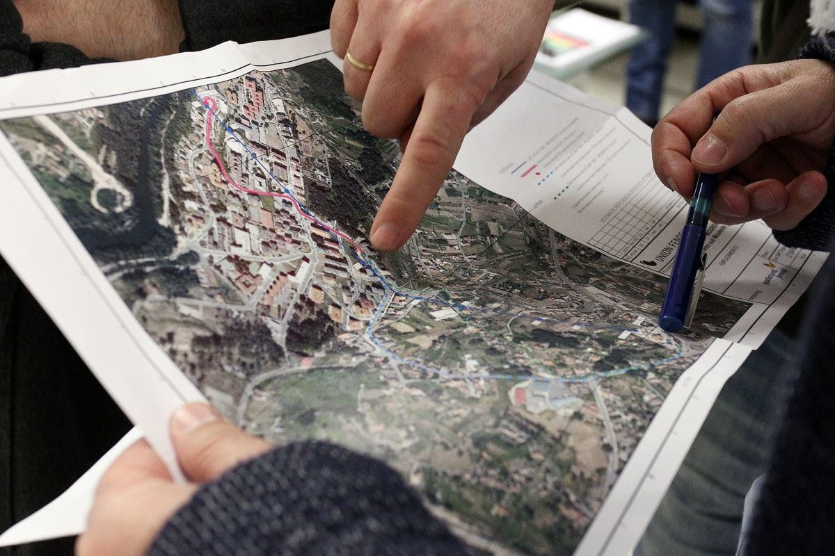 Proyecto de soterramiento de la línea de alta tensión en Monte Porreiro