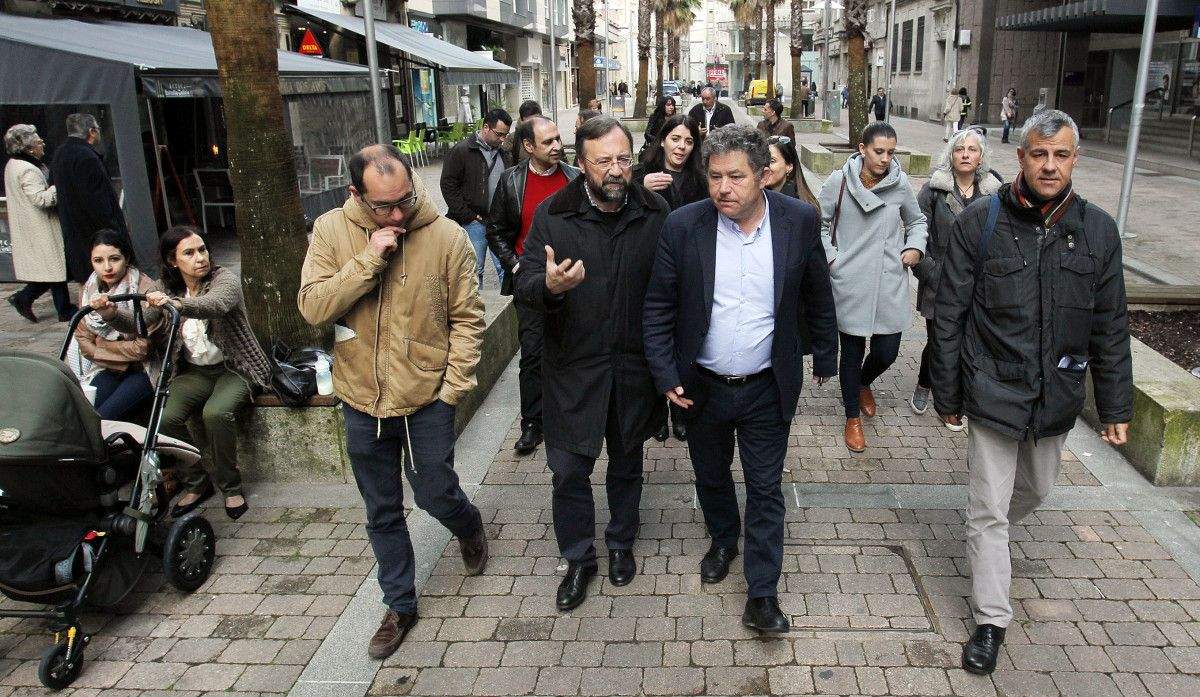 Visita a Pontevedra dunha delegación portuguesa de Braga