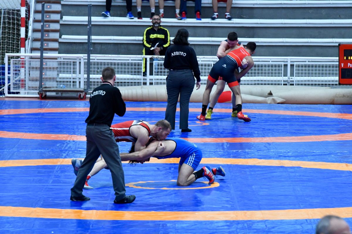 Campeonato de España de luchas olímpicas celebrado en Pontevedra