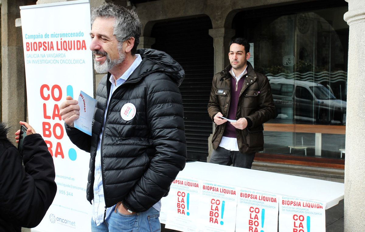 Pepe Solla apoia a campaña de micromecenado para o estudo da biopsia líquida