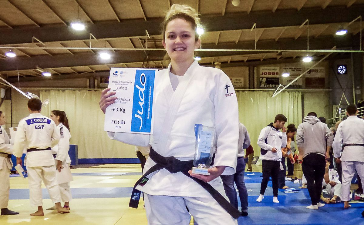 Uxía Domato, deportista del Judo Club Pontevedra