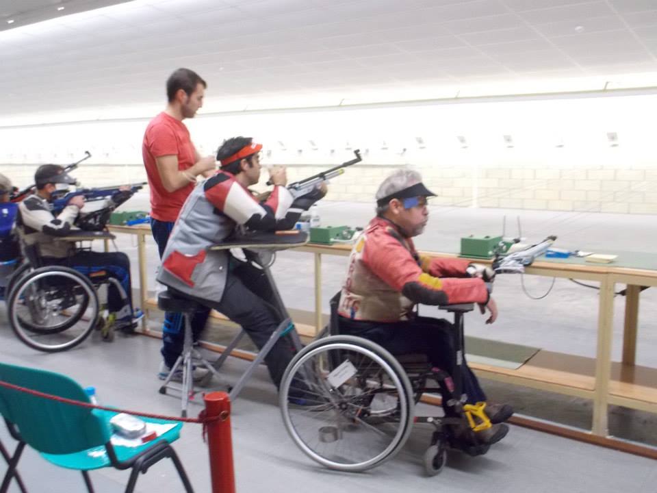 Juan Antonio Saavedra, durante su participación en el Campeonato de España de Lardero (La Rioja)