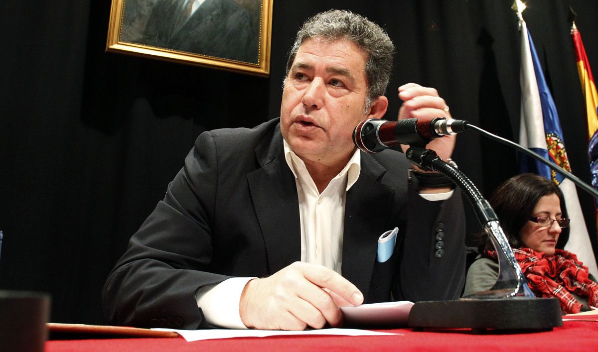 Miguel Fernández Lores, en una de sus intervenciones en el pleno