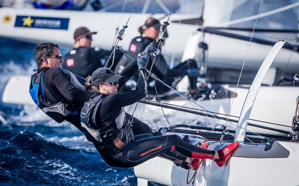Fernando Echávarri y Tara Pacheco en el Trofeo Princesa Sofía