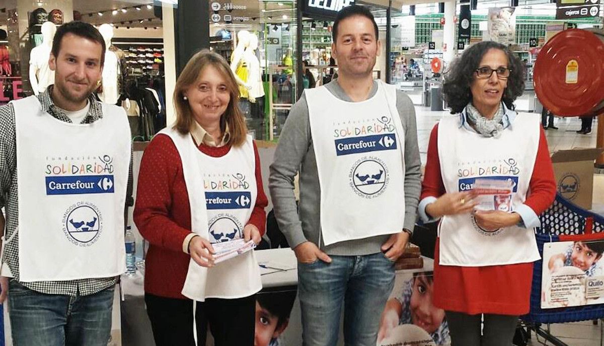 Voluntarios del Banco de Alimentos