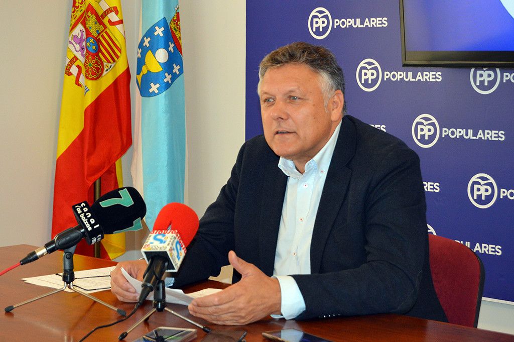 Telmo Martín, portavoz del PP en Sanxenxo
