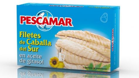 Lata de Filetes de Caballa del Sur en aceite de girasol Pescamar Lata de Filetes de Caballa del Sur en aceite de girasol Pescamar