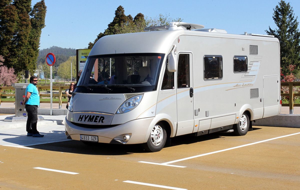 Área para autocaravanas habilitada en Pontevedra