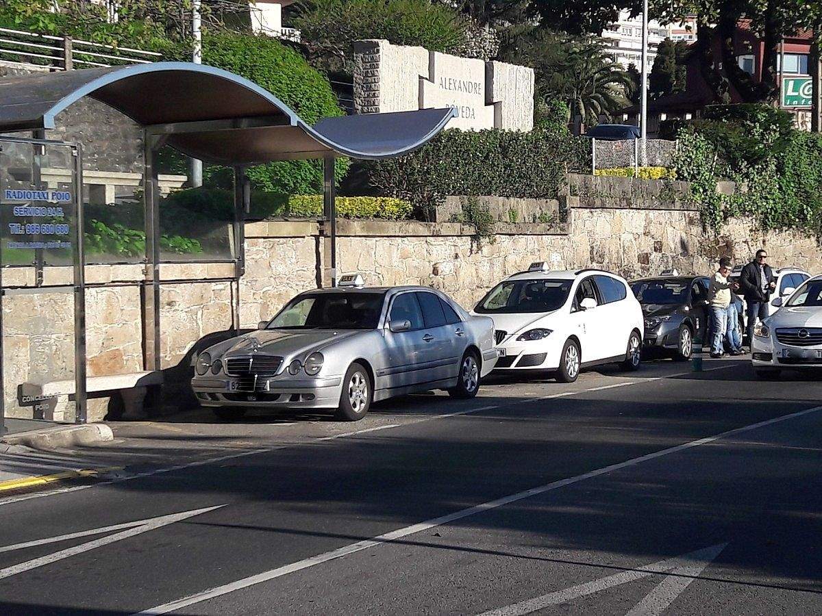 Parada de taxis en A Barca