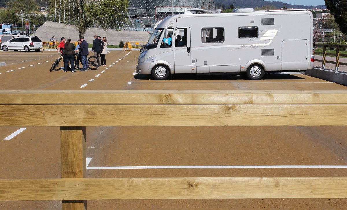 Área para autocaravanas habilitada en Pontevedra