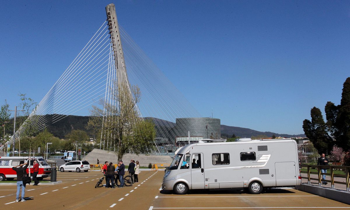 Área para autocaravanas habilitada en Pontevedra