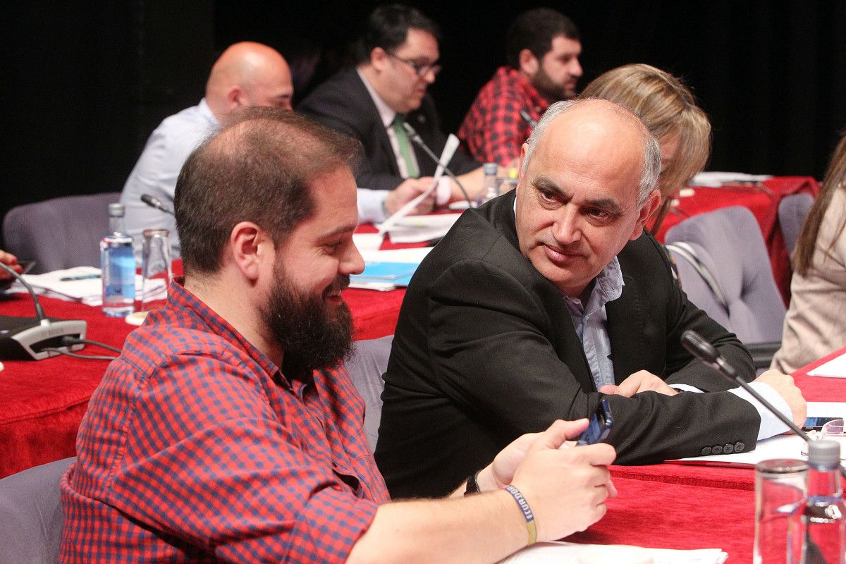 Agustín Fernández e Iván Puentes, no pleno municipal
