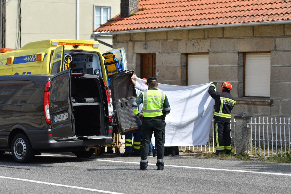 Atropello mortal a un ciclista en Covelo