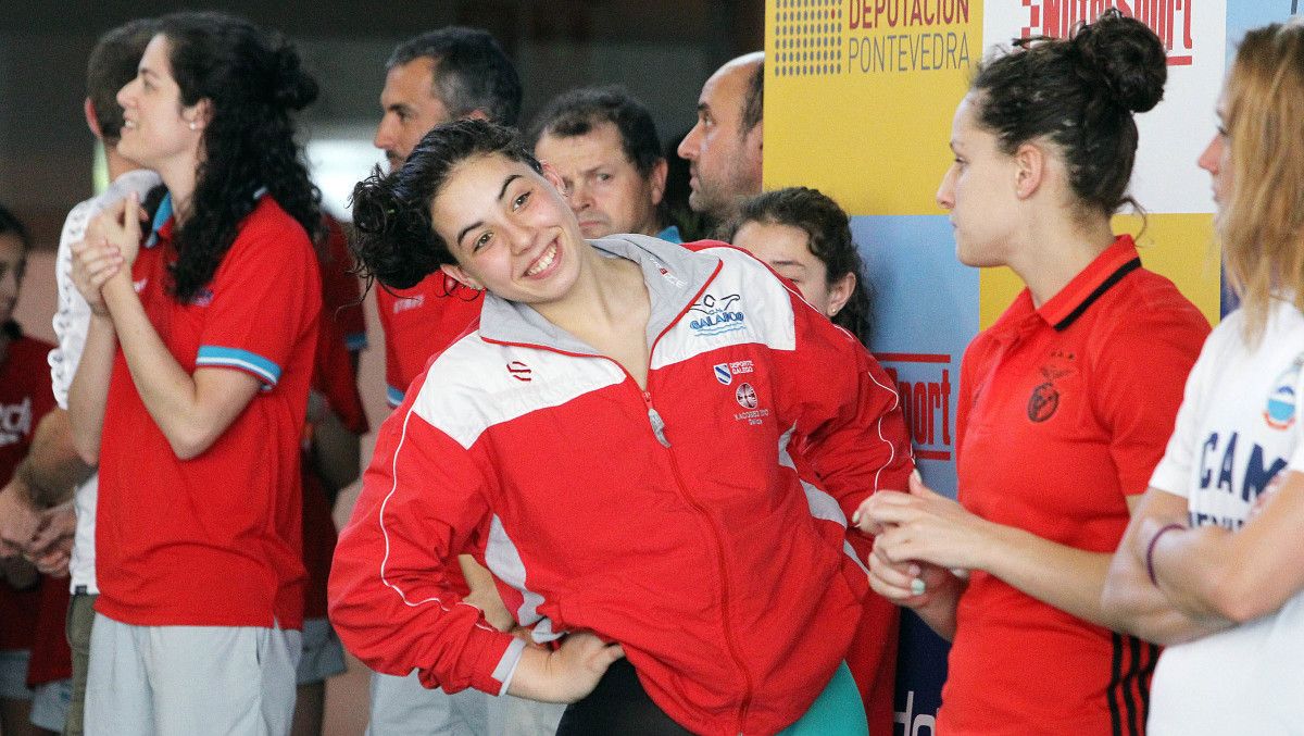 Águeda Cons, en la última jornada del Campeonato de España Open de Primavera de Natación