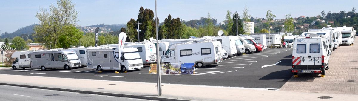 Encuentro de la Federación Gallega de Autocaravanas en la nueva zona reservada en Tafisa