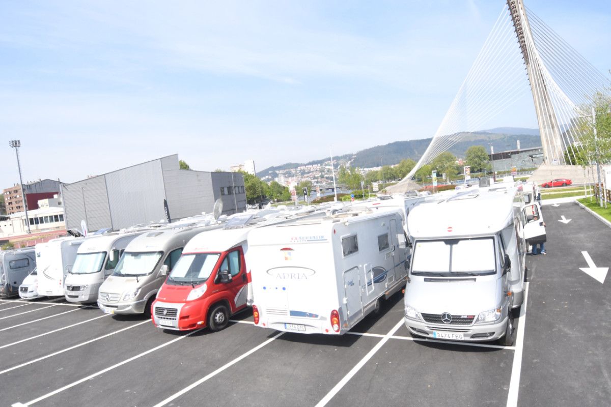 Encontro da Federación Galega de Autocaravanas na nova zona reservada en Tafisa