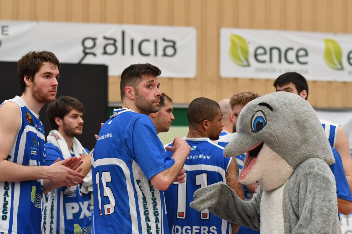 Partido entre Peixe Galego y CB Prat en A Raña