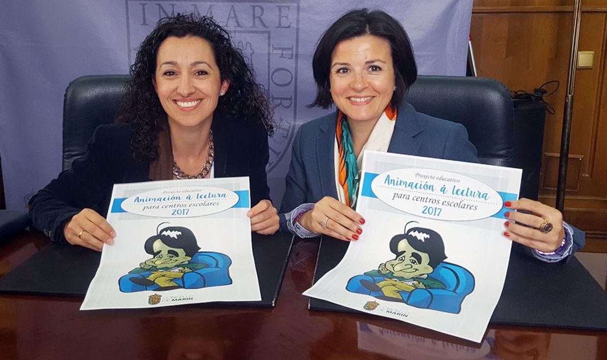 Las concejalas de Educación y Cultura del Concello de Marín Las concejalas de Educación y Cultura del Concello de Marín