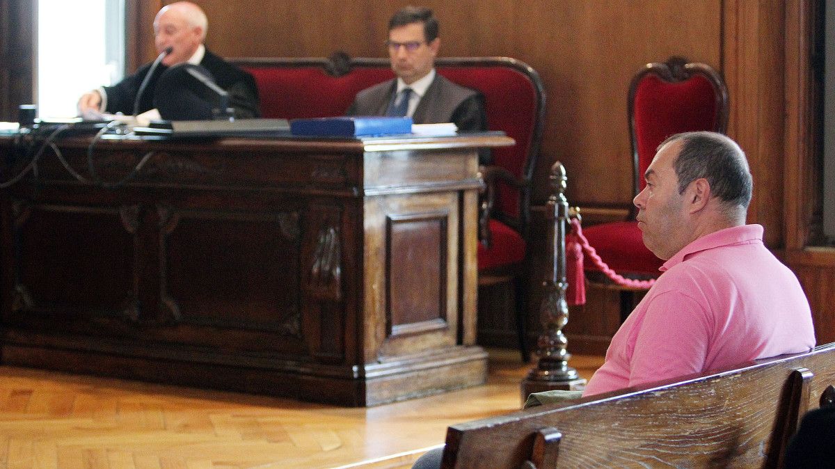 Ángel Martínez Pérez, conocido como 'Lito', en el banquillo de los acusados de la Audiencia
