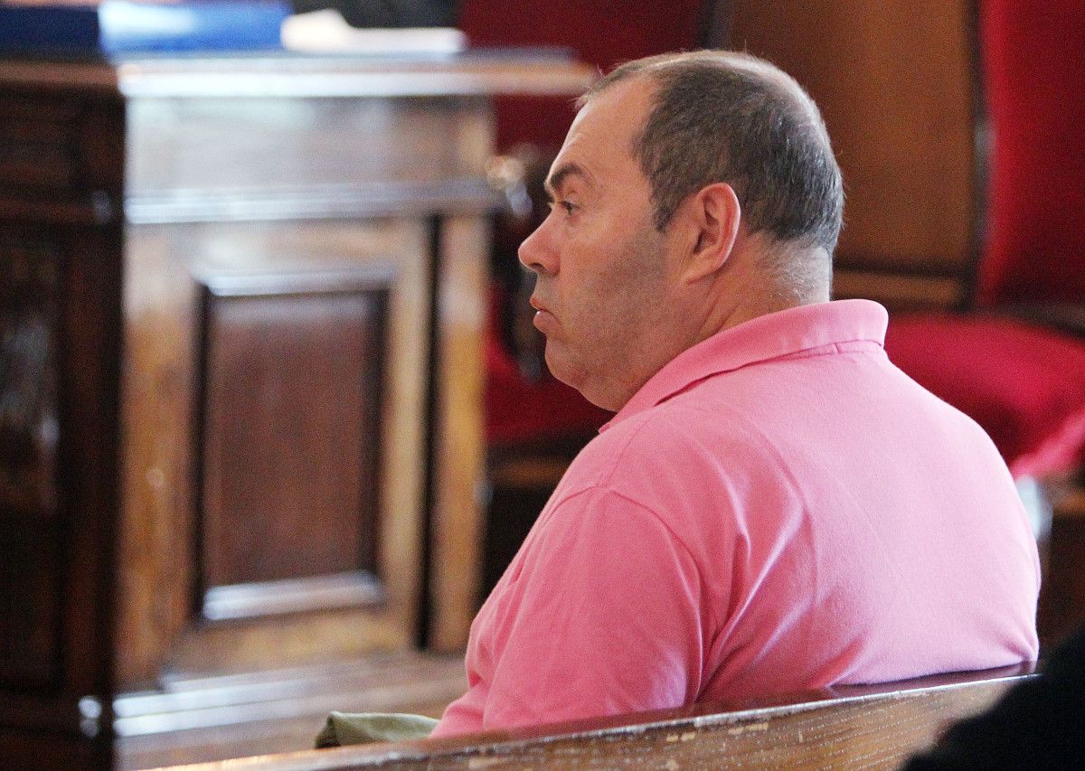 Ángel Martínez Pérez, conocido como 'Lito', en el banquillo de los acusados de la Audiencia