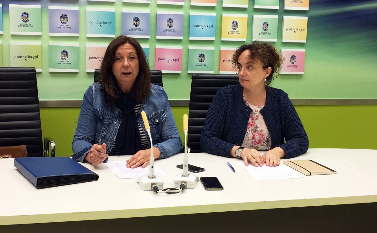 Mari Carmen Moreira y Herminia Dios, de Marea Pontevedra