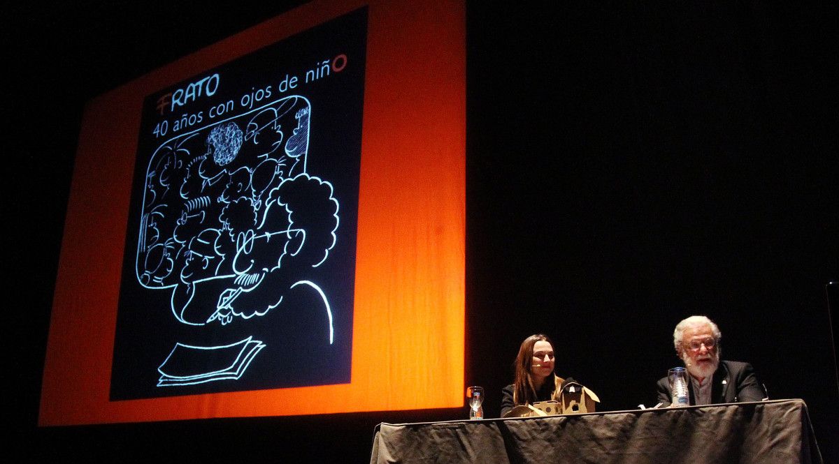 Conferencia de Francesco Tonucci no Pazo da Cultura