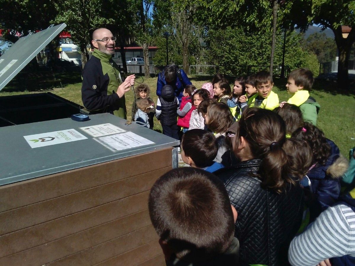 Visita escolar de los niños de la EEI de Verducido