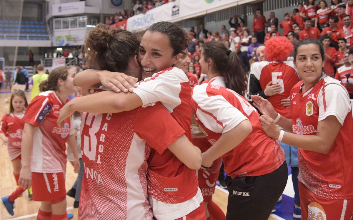 Final da Copa Xunta de fútbol sala no Municipal de Pontevedra