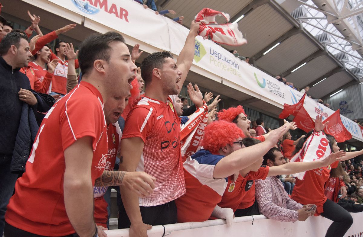 Afección do Poio Pescamar na final da Copa Xunta de fútbol sala no Municipal de Pontevedra