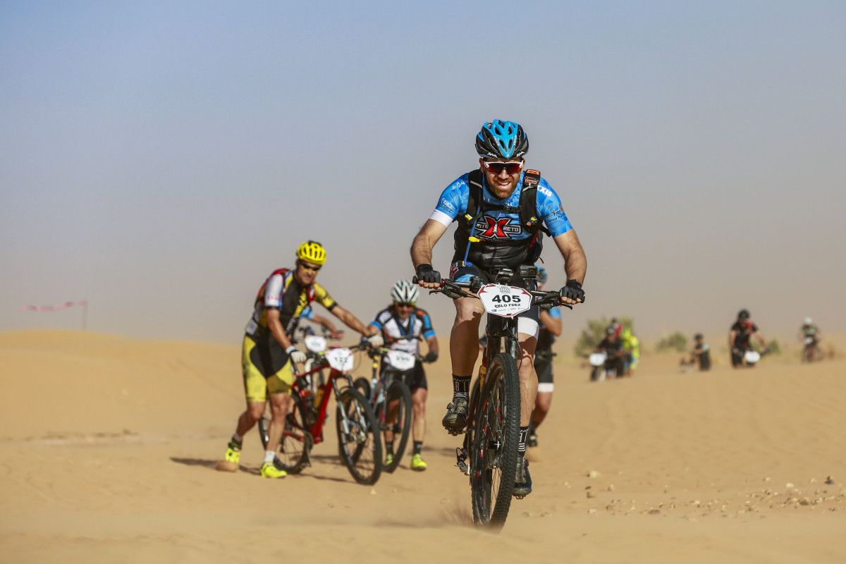 Pablo Fernández durante a Titan Desert 2017