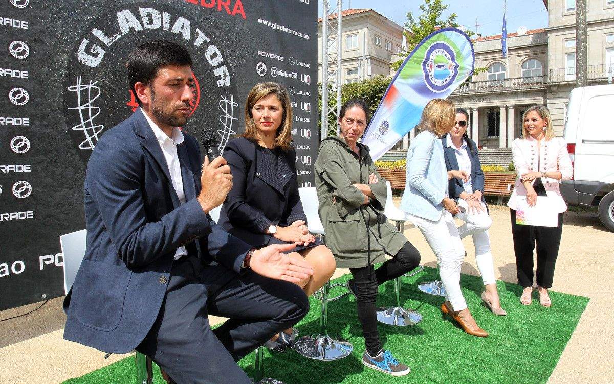 Presentación da terceira Gladiator Race de Pontevedra