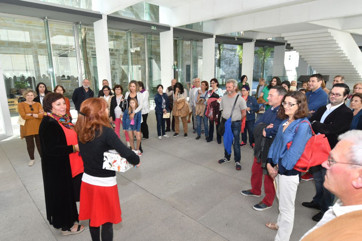Visitas Cruzadas polo Museo de Pontevedra, con Uxía Senlle e Isabel Risco