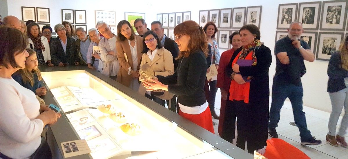 Visitas Cruzadas polo Museo de Pontevedra, con Uxía Senlle e Isabel Risco