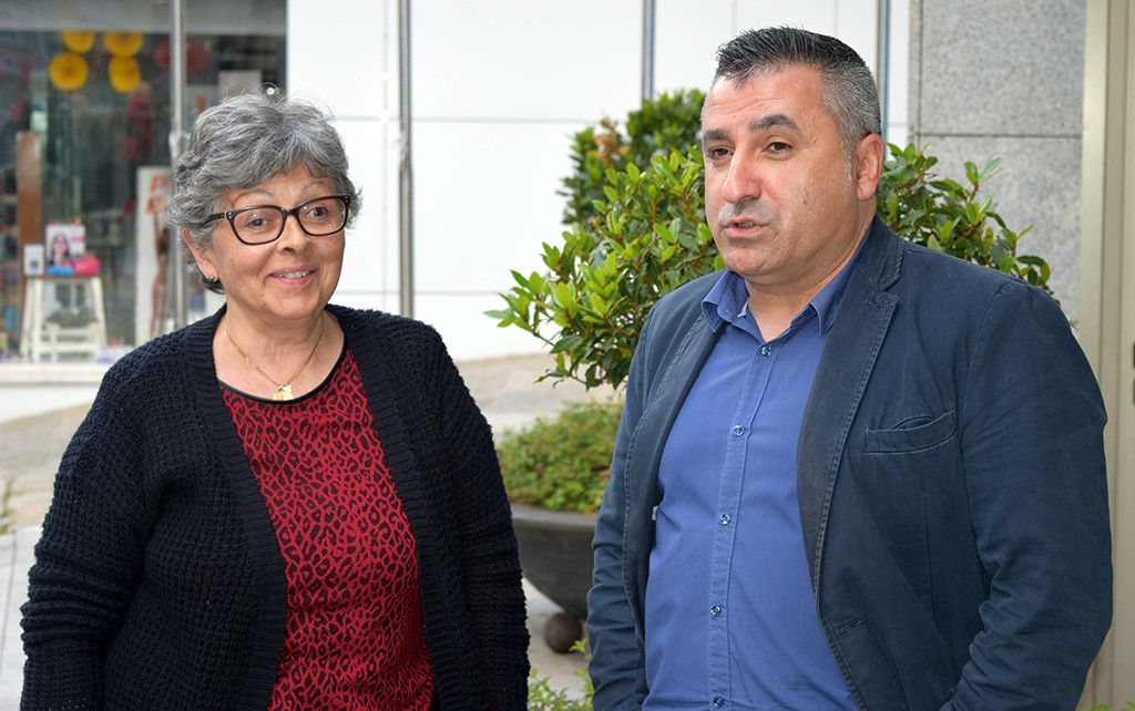 Coral González Haba (PSdeG) e David Otero (BNG)