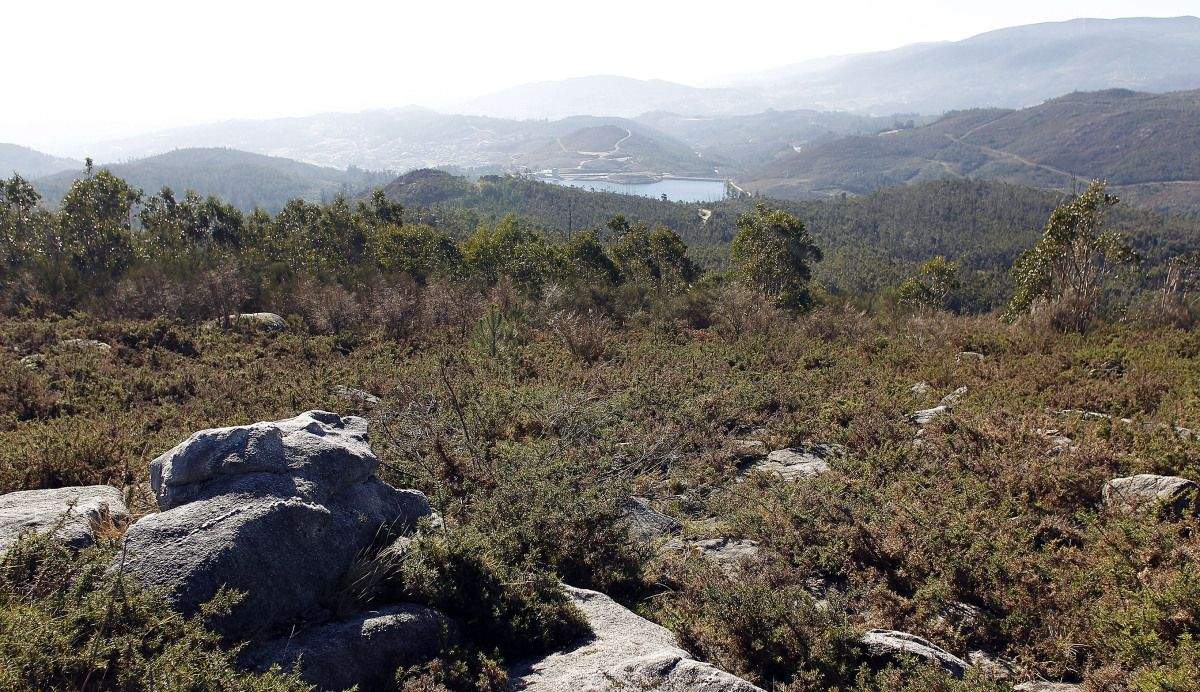 Sendero del Loural, entre O Pontillón y el monte Acival