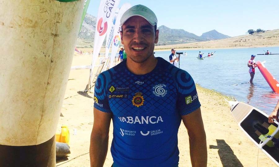 Tono Campos, no campionato de España de piragüismo maratón