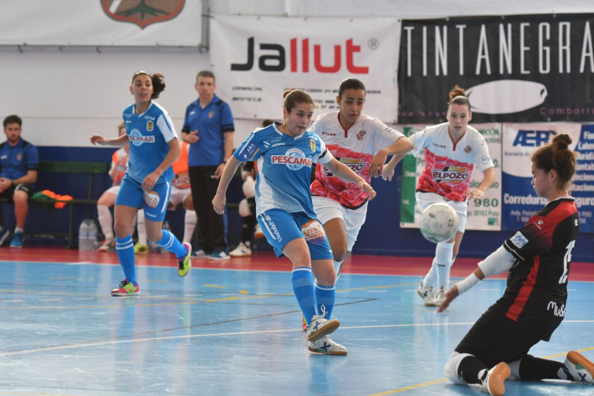 Partido entre Poio Pescamar e UCAM Murcia na Seca